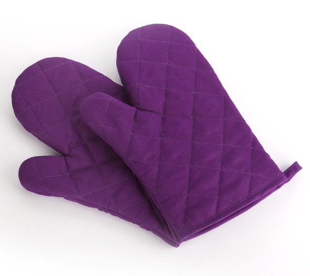 2pcs Cotton Glove Fashion Multicolor High Temperature Resistant Tray Dish Bowl Holder Oven Potholder Kitchen Hand Mitts Bakeware New