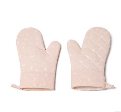 1 Pair Microwave Glove BBQ Oven Baking Hot Pot Mitts Cooking Heat Resistant Kitchen Mittens