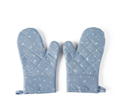 1 Pair Microwave Glove BBQ Oven Baking Hot Pot Mitts Cooking Heat Resistant Kitchen Mittens