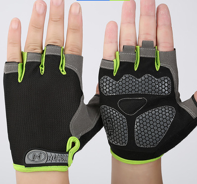 Anti Slip Shock Breathable Half Finger Gloves Men Women Half Finger Gloves Breathable Cycling Gloves Bicycle Gloves Bike Gloves