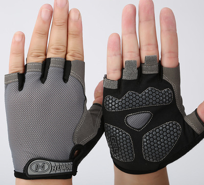 Anti Slip Shock Breathable Half Finger Gloves Men Women Half Finger Gloves Breathable Cycling Gloves Bicycle Gloves Bike Gloves
