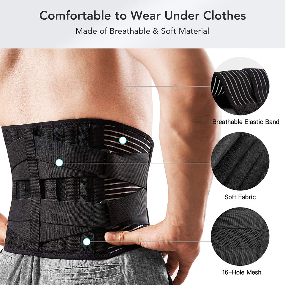 Medical Back Brace Waist Trainer Belt Spine Support Men Women Breathable Lumbar Corset Orthopedic Faja Lumbar Hombre Gym Belts