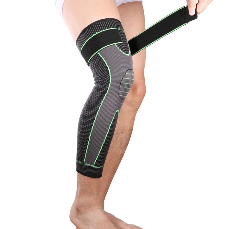 1pc Anti-Slip Lengthen Knee Pad Compression Knee Brace Sports Running Basketball Warmth Leg Elastic Knee Protector KneePads