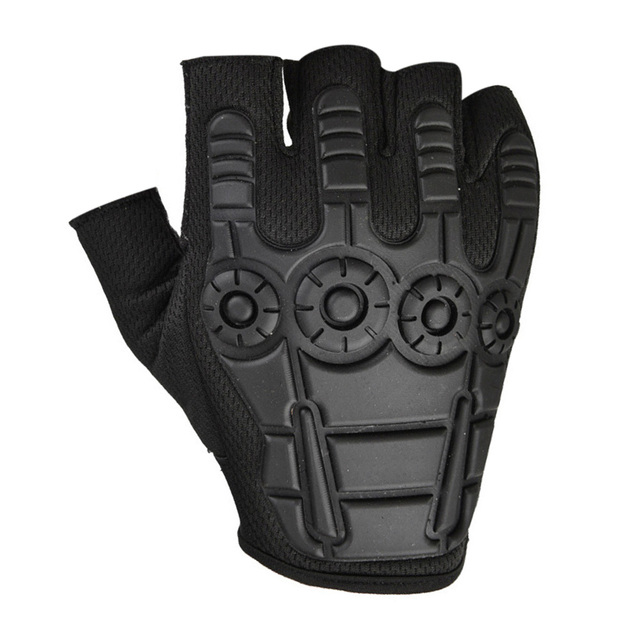 Outdoor Sports Tactical  Half-finger Gloves Women Men Mountaineering Bike Anti-slip Breathable Wear-resistant Riding Gloves