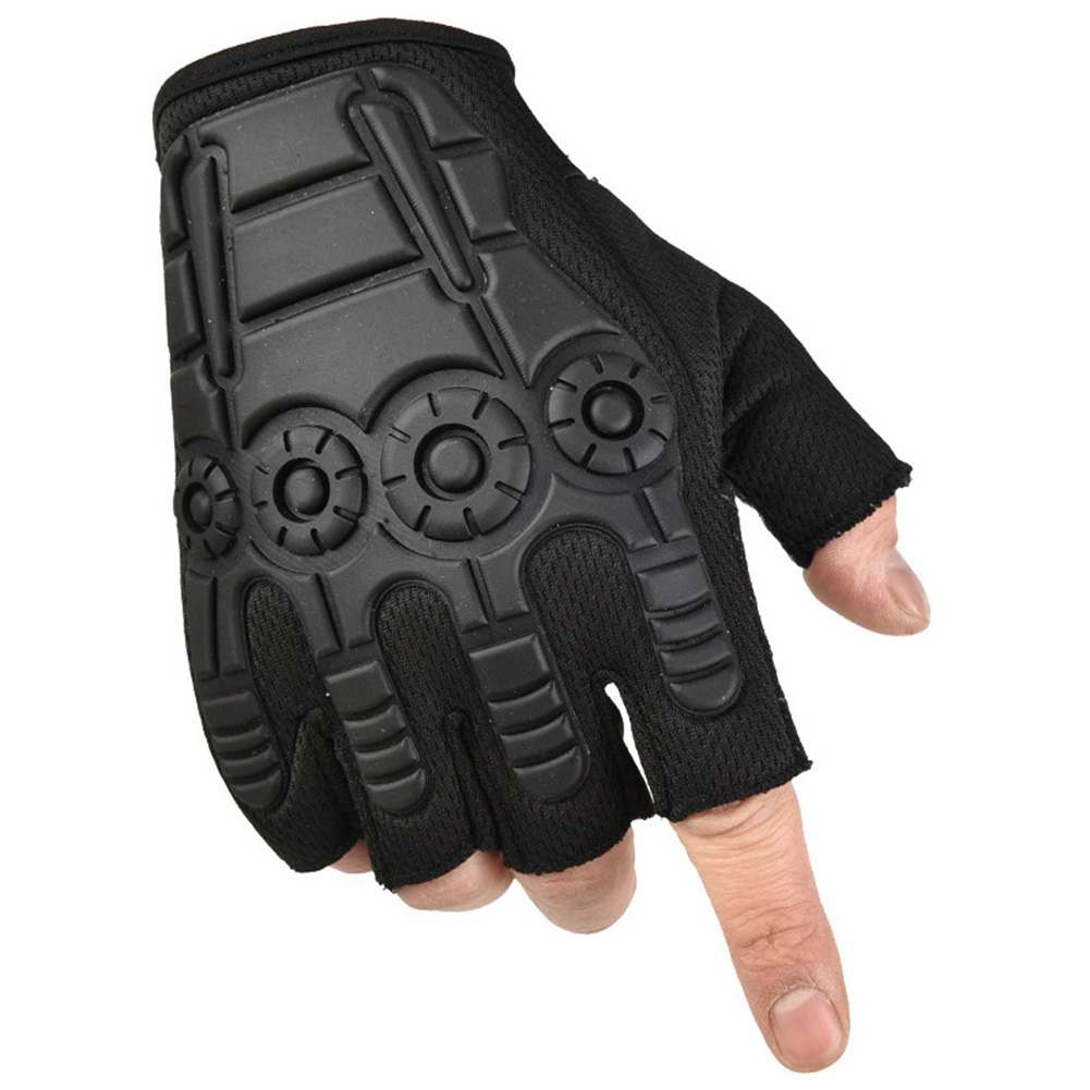 Outdoor Sports Tactical  Half-finger Gloves Women Men Mountaineering Bike Anti-slip Breathable Wear-resistant Riding Gloves
