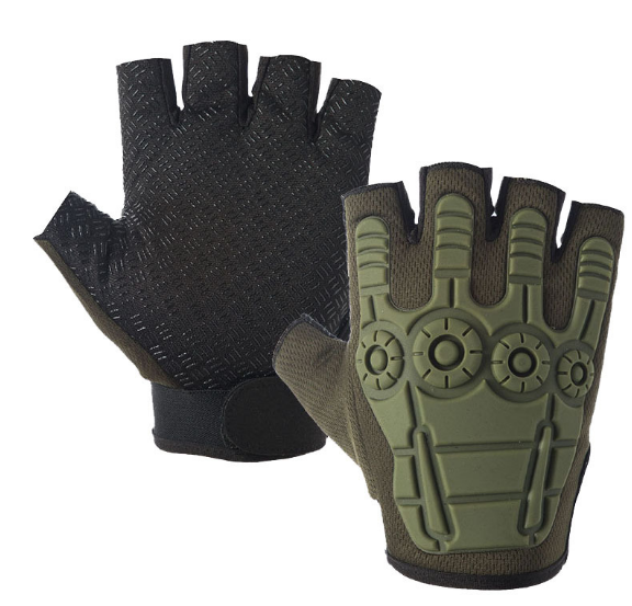 Outdoor Sports Tactical  Half-finger Gloves Women Men Mountaineering Bike Anti-slip Breathable Wear-resistant Riding Gloves