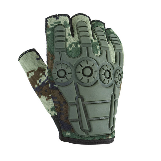 Outdoor Sports Tactical  Half-finger Gloves Women Men Mountaineering Bike Anti-slip Breathable Wear-resistant Riding Gloves