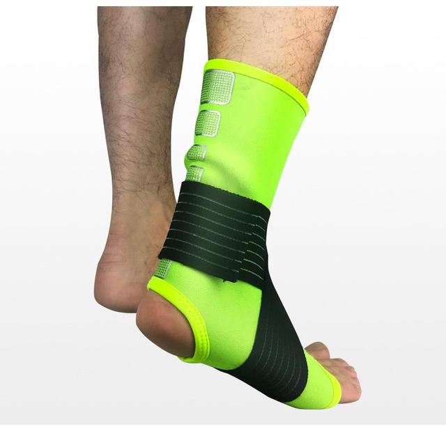 1 pc Ankle Bandage Elastic Brace Guard Support Sport Gym Foot Wrap Protection Sports Safety Ankle Support Strong