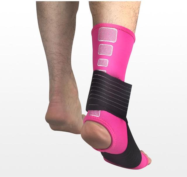 1 pc Ankle Bandage Elastic Brace Guard Support Sport Gym Foot Wrap Protection Sports Safety Ankle Support Strong