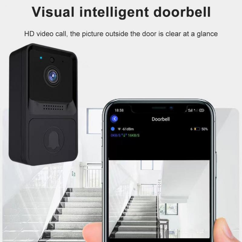 Doorbell Smart Home Wireless Phone Door Bell Camera Security Video Intercom Night Vision For Apartments Easy Installation