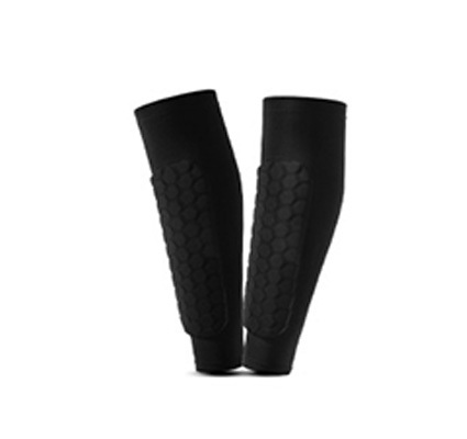 1pc Outdoor Sports Shin Pads Calf Compression Sleeve with Honeycomb Pads Soccer Running Cycling MTB Shin Guards Shank Protector