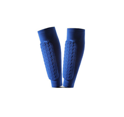 1pc Outdoor Sports Shin Pads Calf Compression Sleeve with Honeycomb Pads Soccer Running Cycling MTB Shin Guards Shank Protector