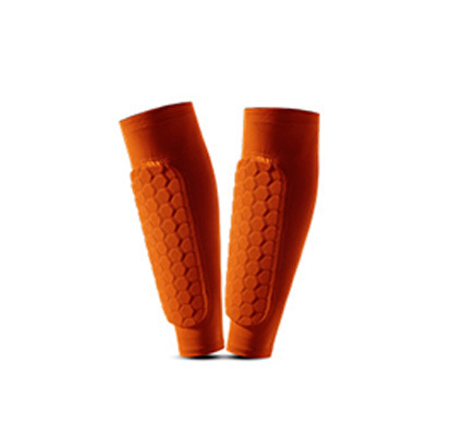 1pc Outdoor Sports Shin Pads Calf Compression Sleeve with Honeycomb Pads Soccer Running Cycling MTB Shin Guards Shank Protector