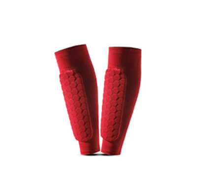 1pc Outdoor Sports Shin Pads Calf Compression Sleeve with Honeycomb Pads Soccer Running Cycling MTB Shin Guards Shank Protector