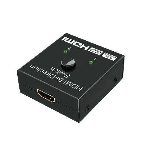 4K compatible Switch Bi-Direction 1 To 2 Splitter 2 in 1 Out Adapter Switch for PS3 PS4 Xbox HDTV HDMI-compatible Switcher