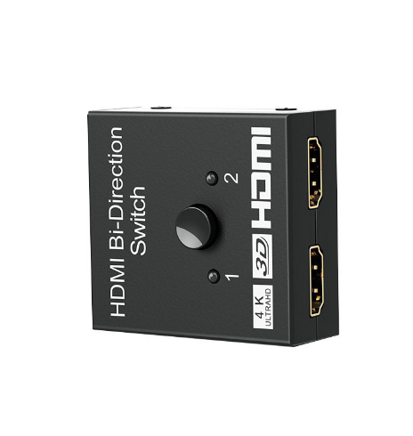 4K compatible Switch Bi-Direction 1 To 2 Splitter 2 in 1 Out Adapter Switch for PS3 PS4 Xbox HDTV HDMI-compatible Switcher