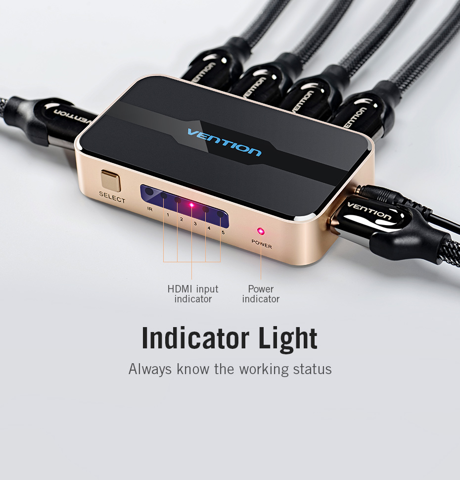 HDMI Splitter 5 in 1 out 4K/30Hz HDMI 5x1 3x1 Adapter for XBOX 360 TV Mi Box Switch PS5 PS4 3 in 1 out HDMI 2.0 Switcher