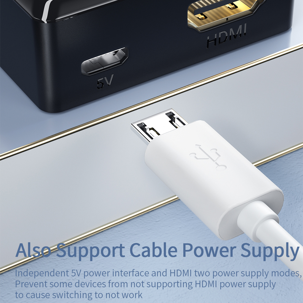 HDMI-compatible Splitter 4K 1x2/2x1 Switch Bi-Direction Adapter 2 in 1 Out 2.0 HDMI-compatible Switcher For HD TV BOX