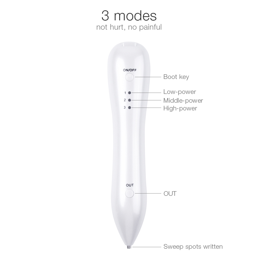 Spot Eraser Skin Care Point Pen Mole Removal Dark Spot Remover Pen Skin Wart Tattoo Removal Tool Laser Plasma Pen Beauty Care