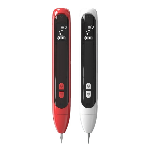 Freckle Remove Pen LCD Face Skin Dark Spot Remover Mole Tattoo Cleaner Facial Tag Wart Laser Plasma Pen with Led Light