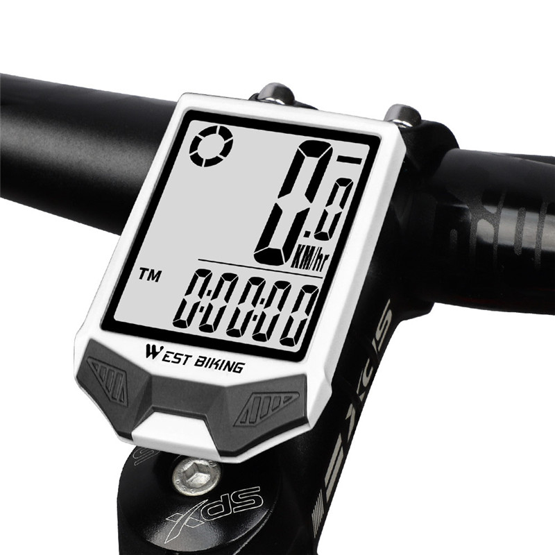 Waterproof Wireless Bicycle Computer MTB Road Bike Stopwatch Speedometer Large Digital Backlight Cycling Odometer