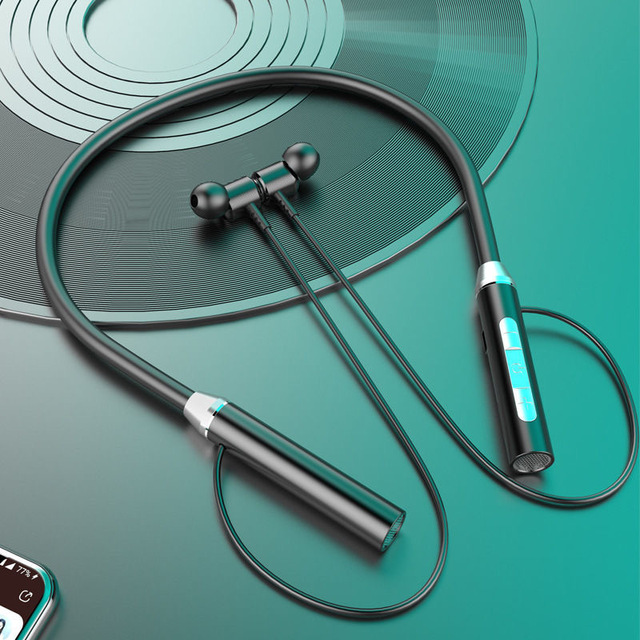 Neck-Mounted Bluetooth Earphones 5.0 Running Sports Wireless Headphones For Xiaomi Stereo Magnetic Suction
