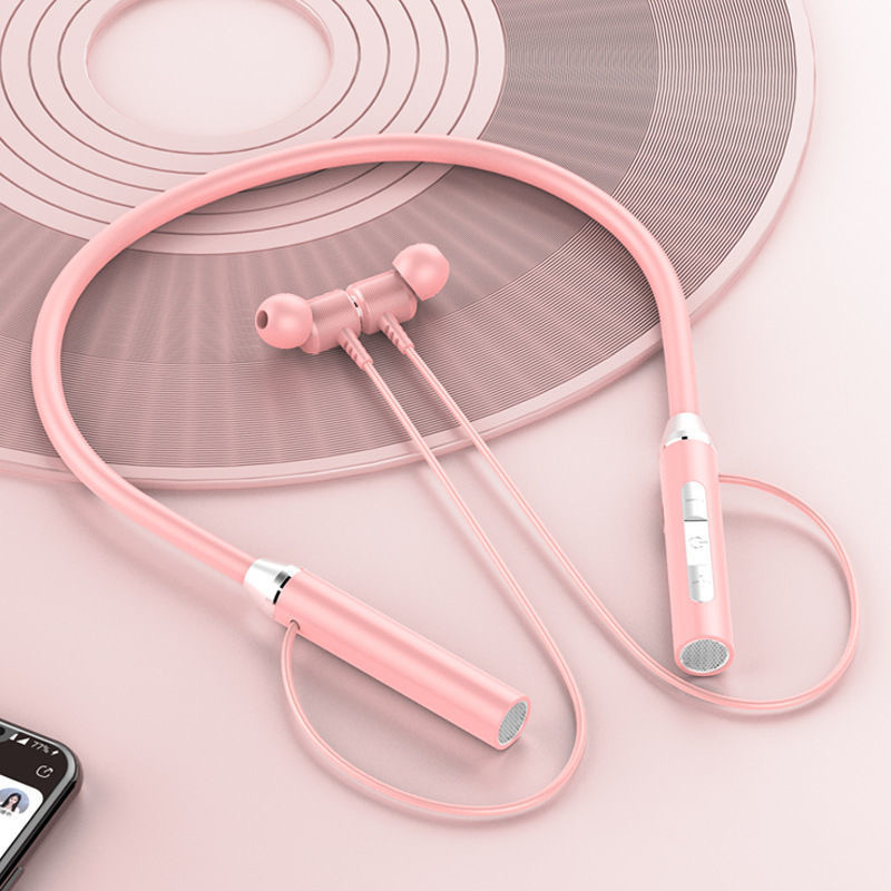 Neck-Mounted Bluetooth Earphones 5.0 Running Sports Wireless Headphones For Xiaomi Stereo Magnetic Suction