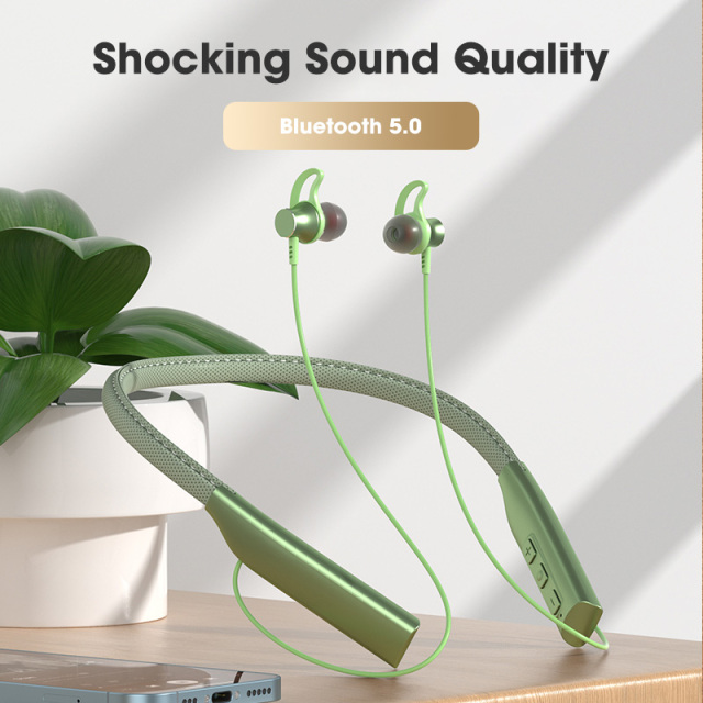 Bluetooth Earphones Magnetic Headphone Sport Wireless Hanging Neck Earphones with Microphone