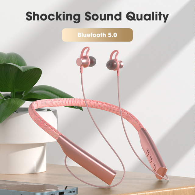 Bluetooth Earphones Magnetic Headphone Sport Wireless Hanging Neck Earphones with Microphone