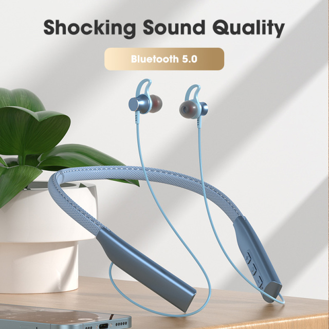 Bluetooth Earphones Magnetic Headphone Sport Wireless Hanging Neck Earphones with Microphone