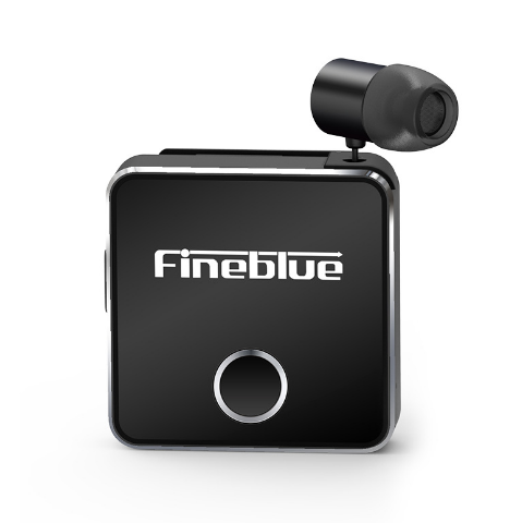 Luxury Wireless Business Bluetooth 5.0 Headset Sport Driver Earphone Telescopic Clip on Stereo Earbud Vibra