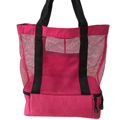 Outdoor Insulated Cooler Bag Portable Beach Mesh Bag Upgraded version Food Picnic Mesh Waterproof Storage Bag