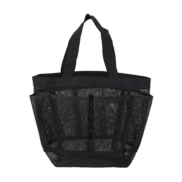 Portable Mesh Shower Caddy Tote Beach Bag Travel Storage Wash Bag Swimming Bath Bag Suitable for Outdoor Camping Quick Dry Tote