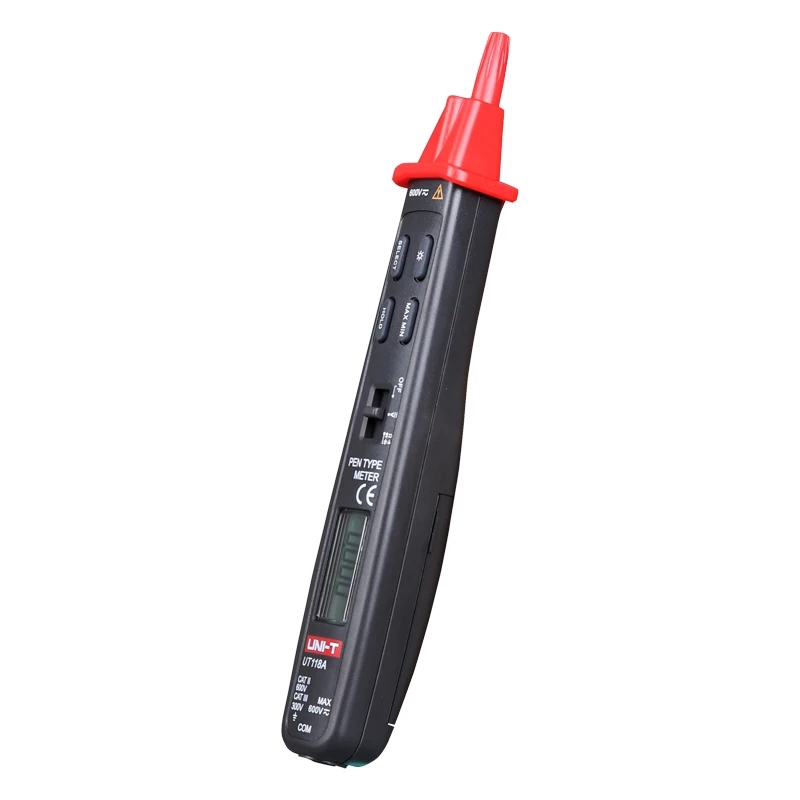 UT118B Pen Type Digital Multimeter 3000 Counts UT118B AC DC Voltage Detector Resistance Capacitance Meter Tester