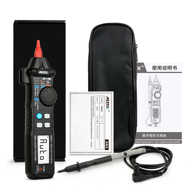 DM92B/DM92S Digital Multimeter 6000 Counts Pocket Pen Style Auto Range/Smart Multimeter NCV Detection DC/AC Voltage multimeter