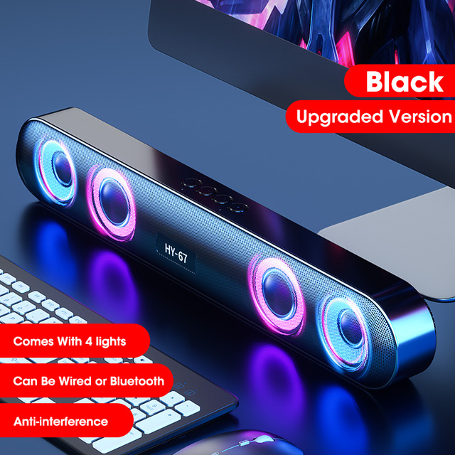 Bluetooth Wireless Game Speaker soundbar Portable True Wireless Powerful Bass Smart Speaker 18H Play-time Clear Stereo Sound