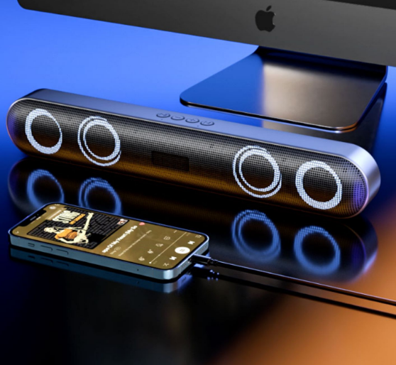 Bluetooth Wireless Game Speaker soundbar Portable True Wireless Powerful Bass Smart Speaker 18H Play-time Clear Stereo Sound