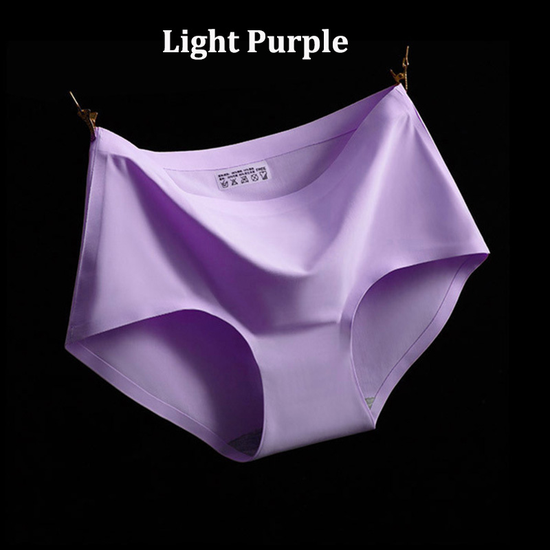 Ice Silk Cool Refreshing Seamless Underwear Triangle Big Yards Female Briefs lingerie 8pcs Sexy Summer Style Fashion Women's Panties