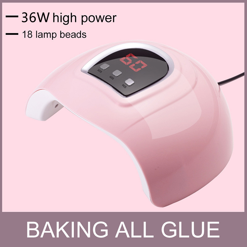 UV Lamp for Curing All Gel Nail Polish With Motion Sensing Manicure Pedicure Salon Tool Nail Dryer LED Nail Lamp