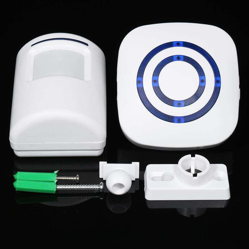 Infrared Detector Induction Alarm Home Security Drop Shiping Doorbell Welcome Body Door Bell with Sensor