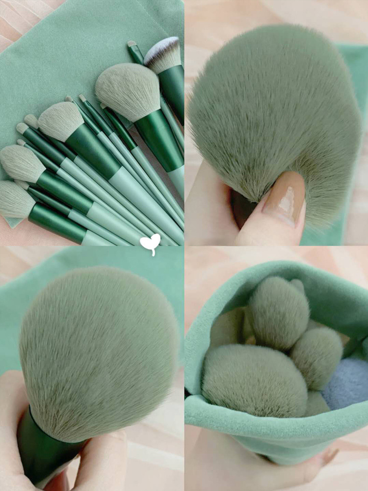 Makeup Brushes Set for cosmetics Foundation Blush Powder Eyeshadow  Blending Makeup brush beauty tool 13Pcs Soft Fluffy