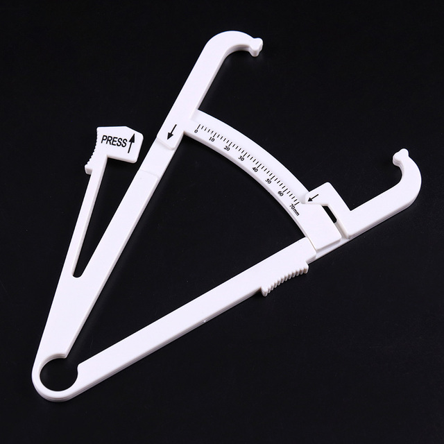 Fat Measurement Tool Slim Chart Skinfold Test Instrumen Personal Body Fat Loss Tester Calculator Caliper Fitness Clip
