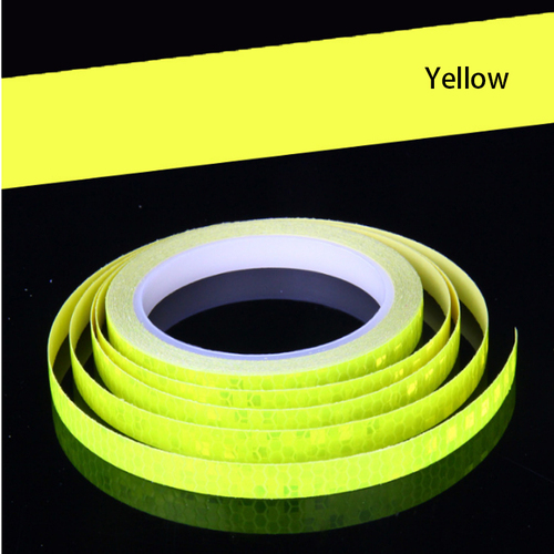 8 Meter Car Styling Reflective Stripe Tape Motorcycle Bike Body Rim Wheel Stripe Tape Stickers Decorative Blue/Red/Yellow