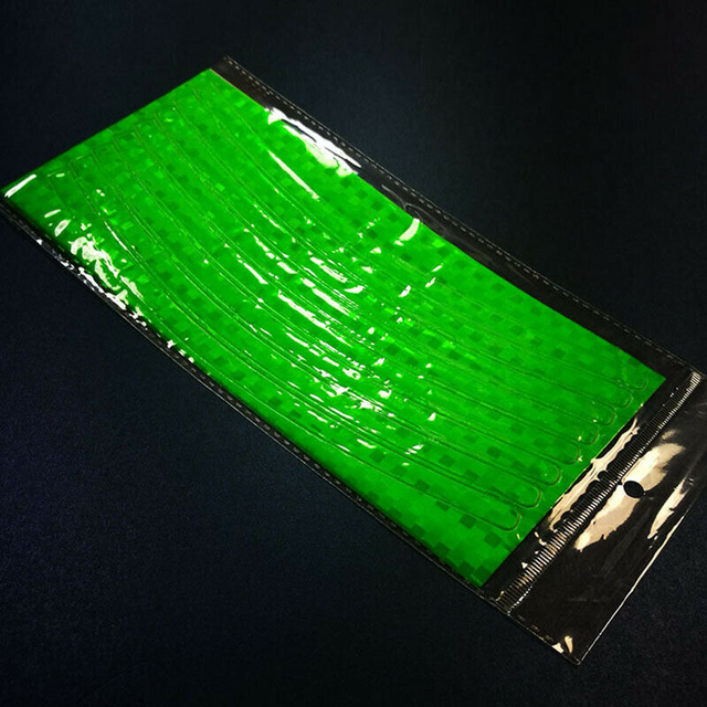 Safety Warning Light Bar Reflector Bicycle Accessories Bicycle Reflective Sticker Bicycle Spoke Fluorescent Tape