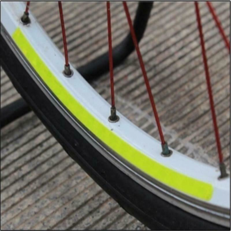 Safety Warning Light Bar Reflector Bicycle Accessories Bicycle Reflective Sticker Bicycle Spoke Fluorescent Tape