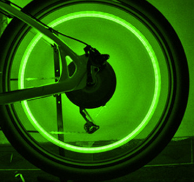 2PCS Cycling Lantern Lamp MTB Bike Accessories  Bicycle Valve Lights Wheel Spokes Tire LED Light Batteries Tyre Tire Valve Caps