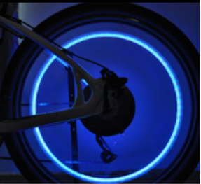 2PCS Cycling Lantern Lamp MTB Bike Accessories  Bicycle Valve Lights Wheel Spokes Tire LED Light Batteries Tyre Tire Valve Caps