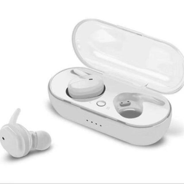 Wireless In-ear Headphones  Noise Cancelling Sports Waterproof Stereo Sound Headsets HiFi Stereo Earbuds With Mic