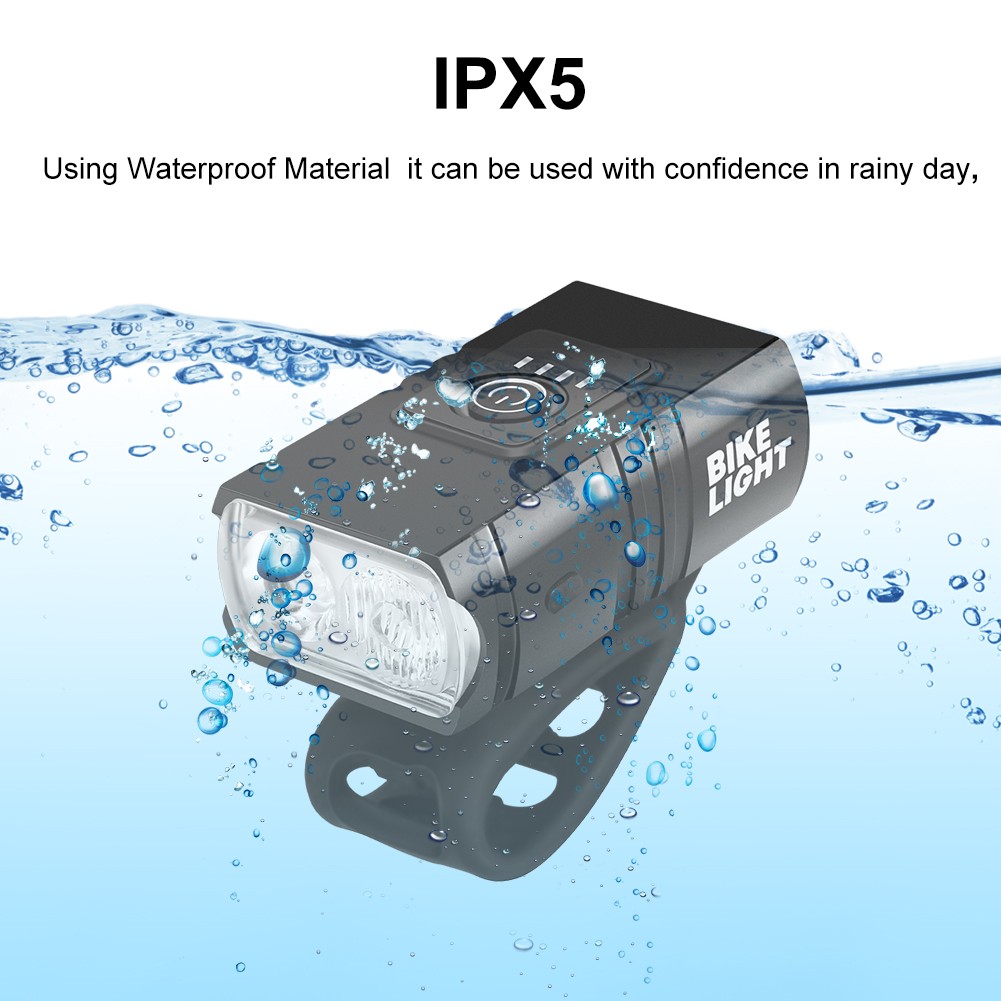 LED Bicycle Light Front USB Rechargeable MTB Mountain Bicycle Lamp 1000LM Bike Headlight Cycling Flashlight Bike Accessories