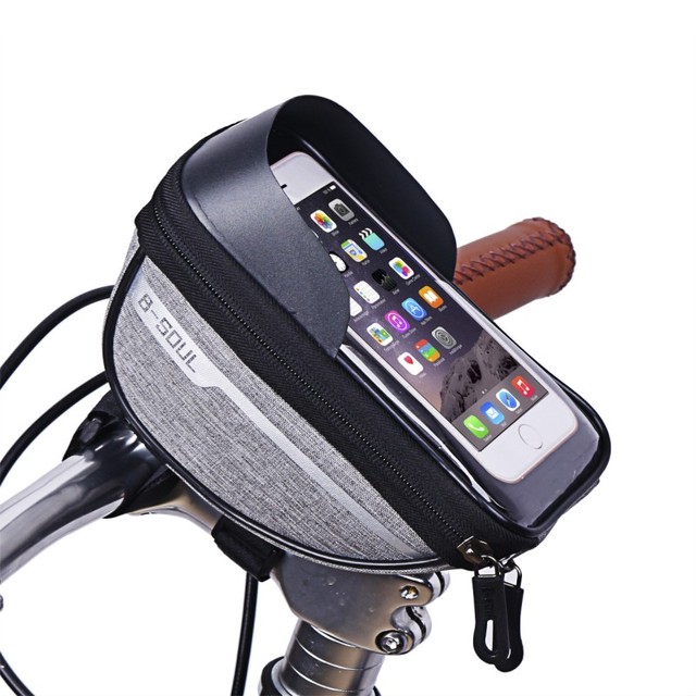 Phone Holder with Bicycle Bag Bike Accessories MTB Bicycle Bag Screen Water Proof Bicycle Bag Bicycle Front Cell